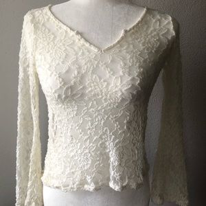 Stretchy Lace Blouse